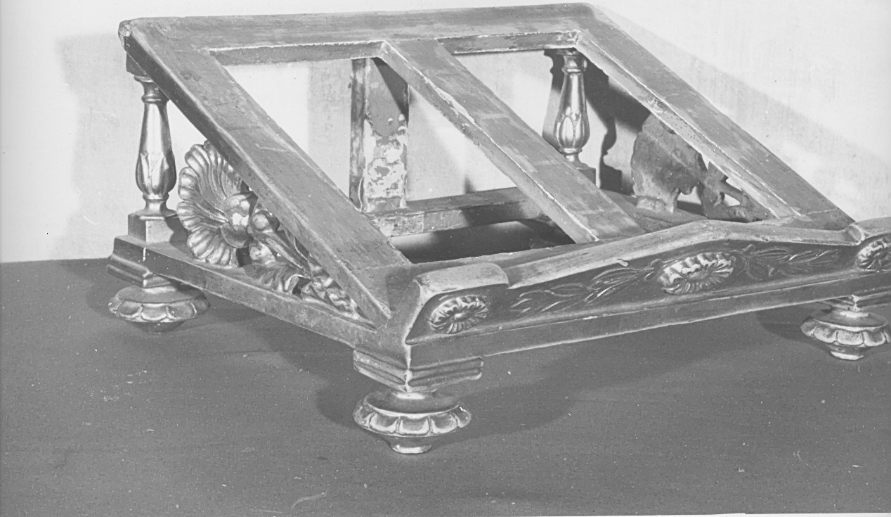 leggio d'altare, opera isolata - bottega ligure (inizio sec. XIX)