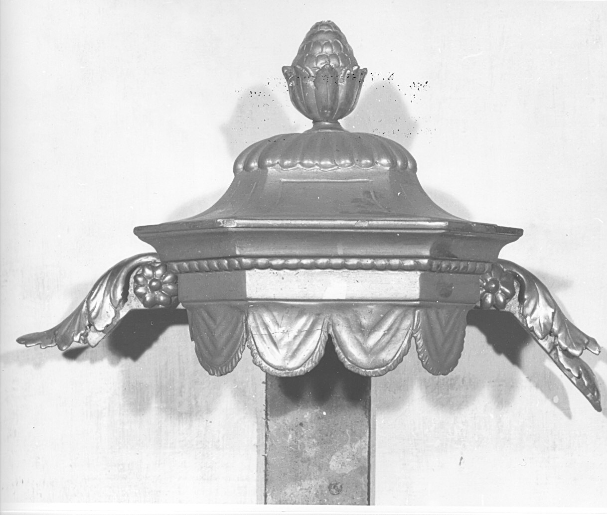 baldacchino, opera isolata - bottega ligure (metà sec. XIX)