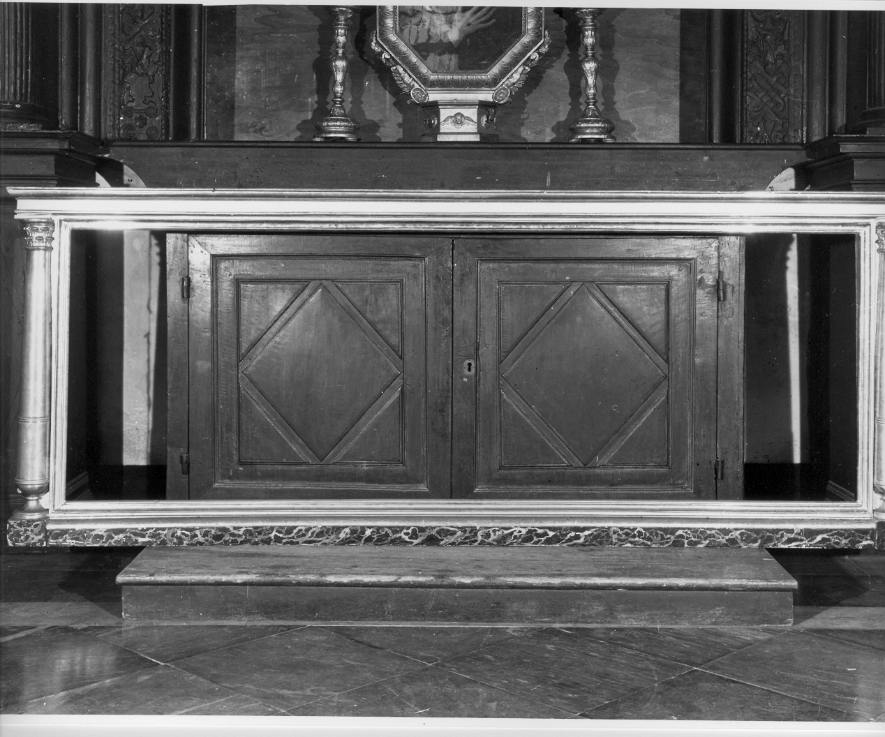 cornice di paliotto, opera isolata - bottega ligure (fine sec. XIX)