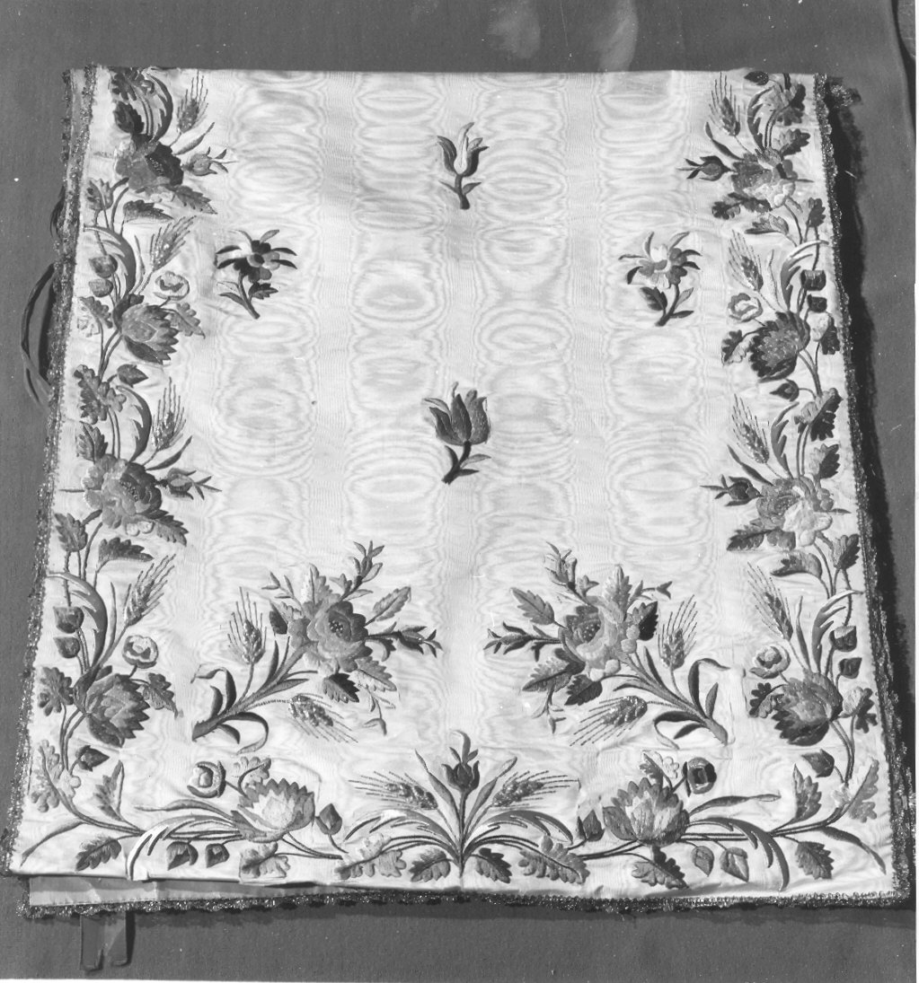 velo omerale, opera isolata - manifattura ligure (fine sec. XIX)