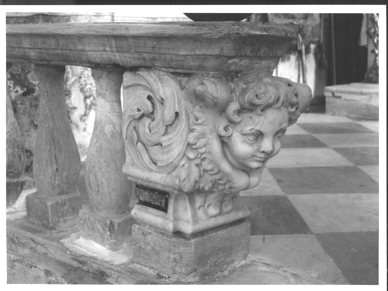 cherubino (mensola, serie) - bottega ligure (sec. XVII)