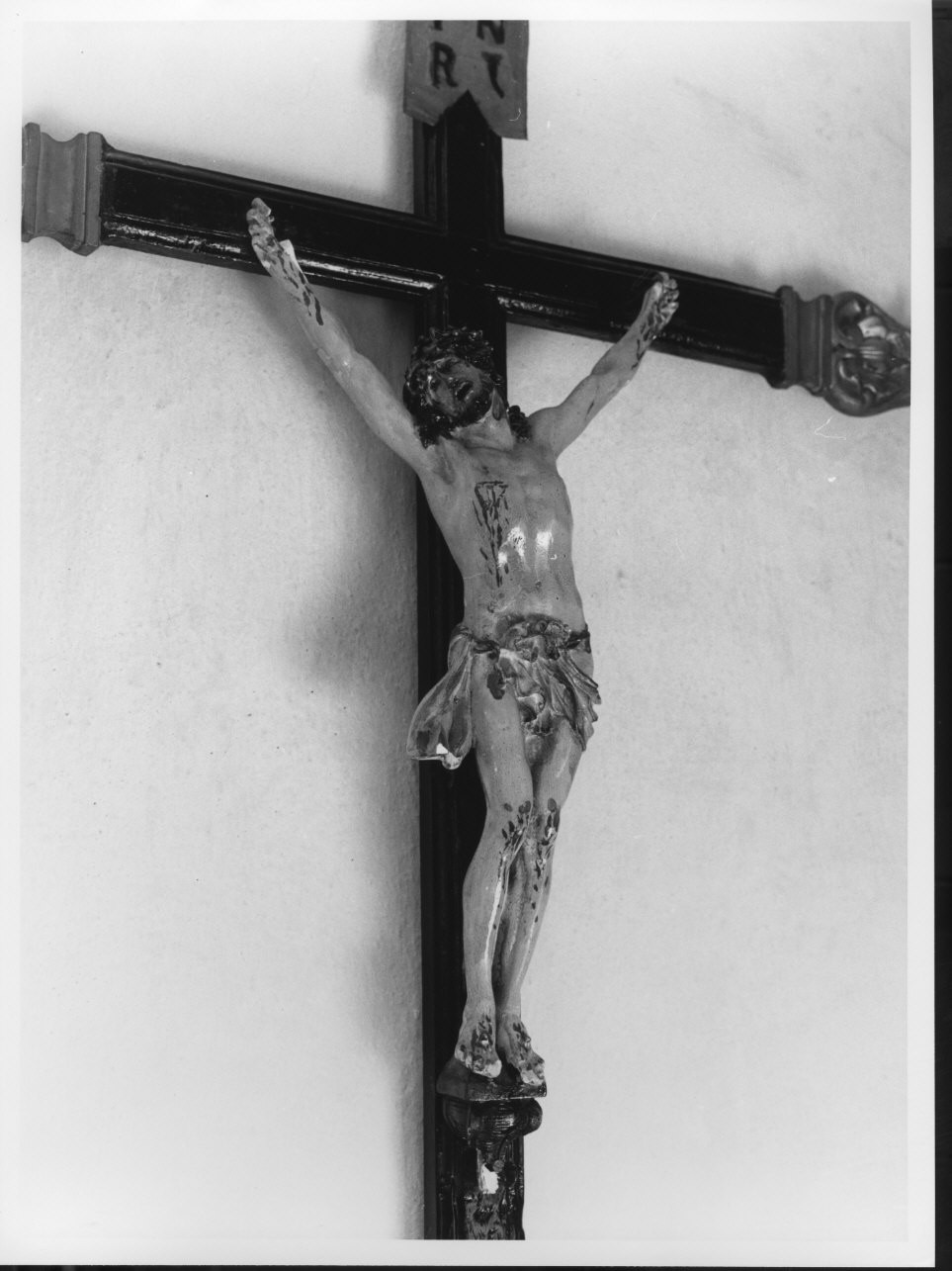 croce processionale, opera isolata - bottega ligure, bottega ligure (sec. XVIII)