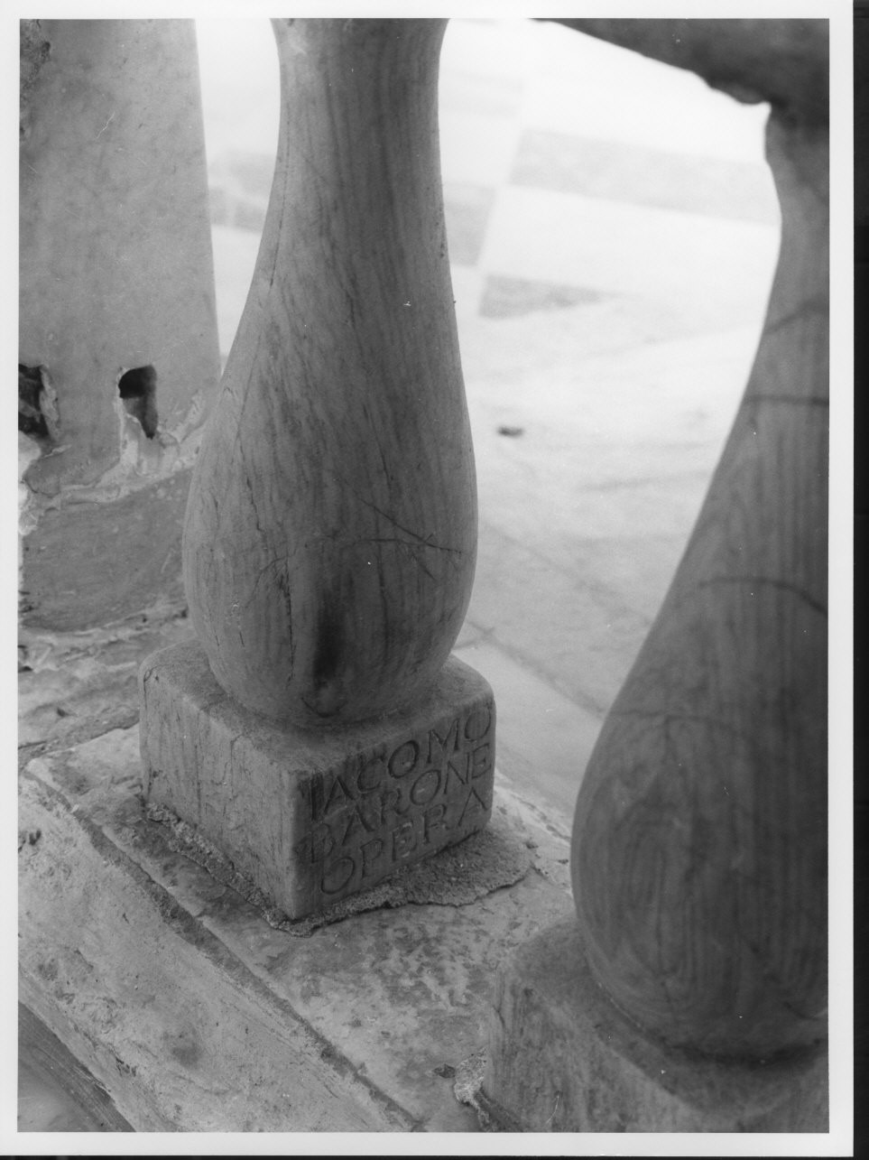 balaustrata, opera isolata di Barone Giacomo (sec. XVII)