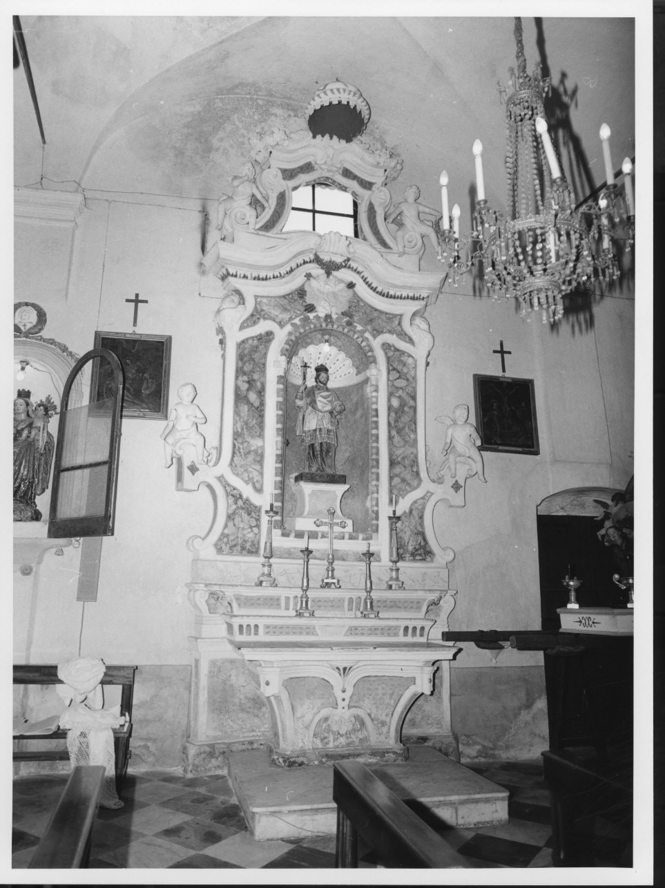 altare, opera isolata - bottega ligure (fine/inizio secc. XVII/ XVIII)
