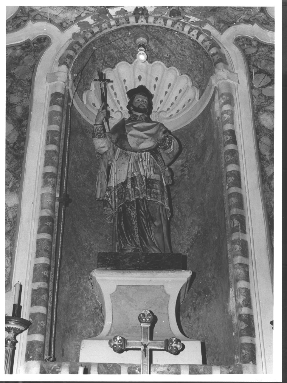 San Giovanni Nepomuceno (statua, opera isolata) - bottega ligure (ultimo quarto sec. XIX)