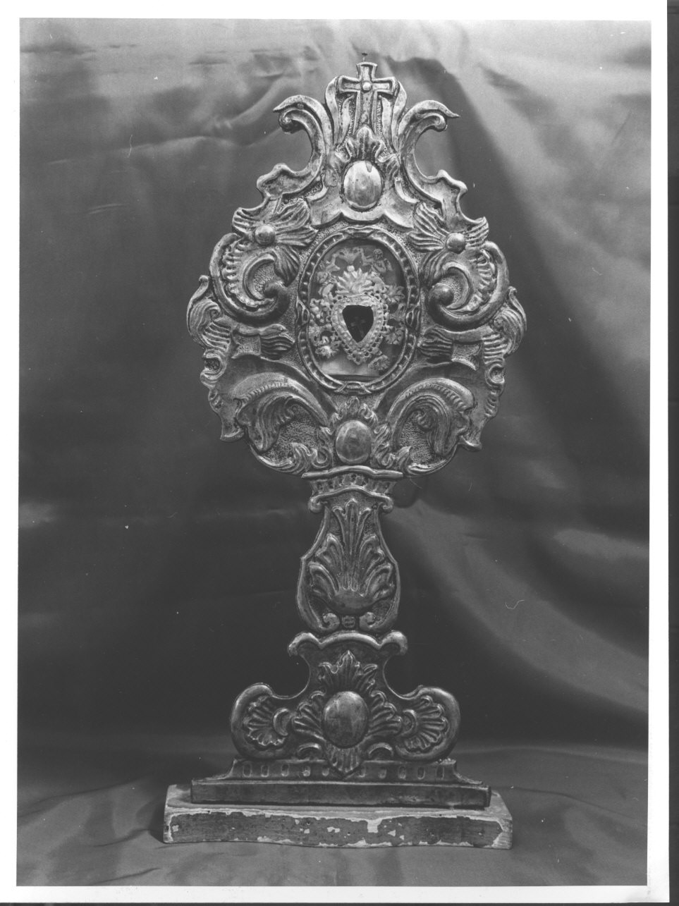 reliquiario - a ostensorio, opera isolata - bottega ligure (seconda metà sec. XVIII)