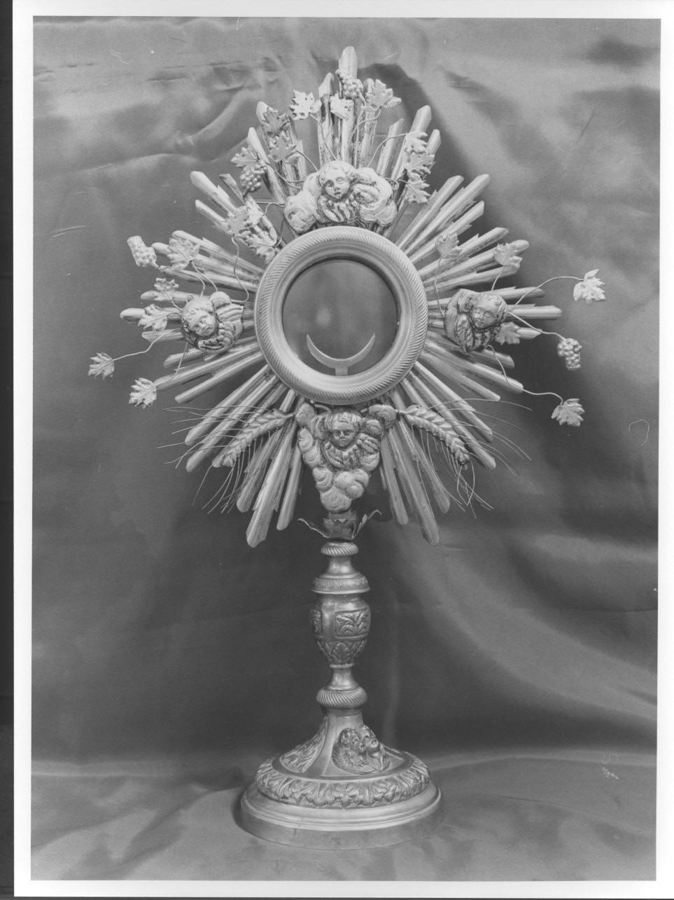 ostensorio, opera isolata - bottega ligure (sec. XIX)