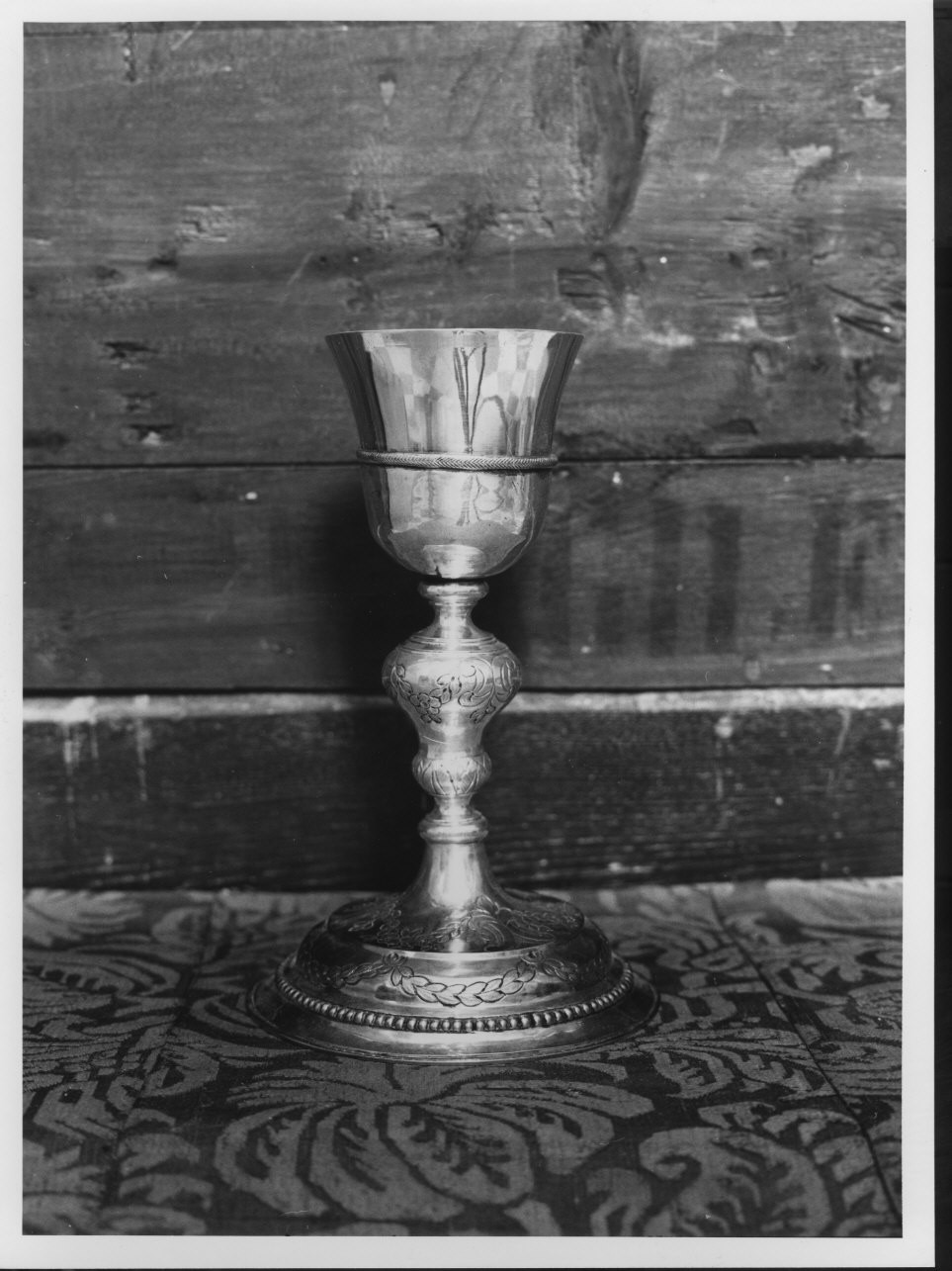 motivi decorativi floreali (calice, opera isolata) - bottega ligure (primo quarto sec. XVIII)