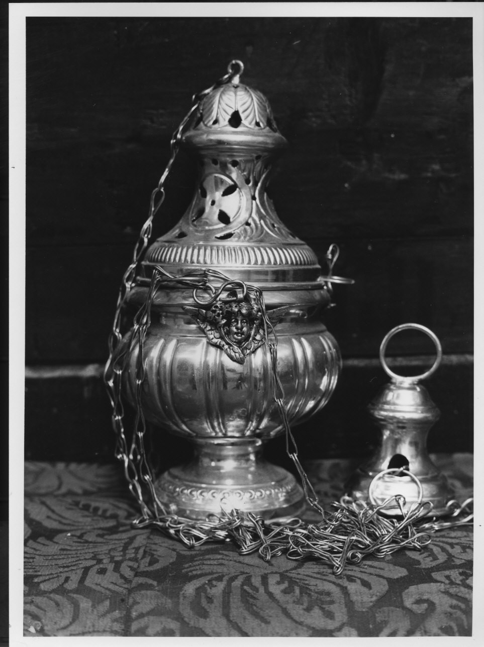 cherubini (turibolo, opera isolata) - bottega ligure (sec. XIX)