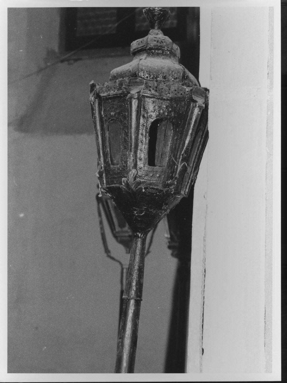 lanterna processionale, coppia - bottega ligure (sec. XIX)