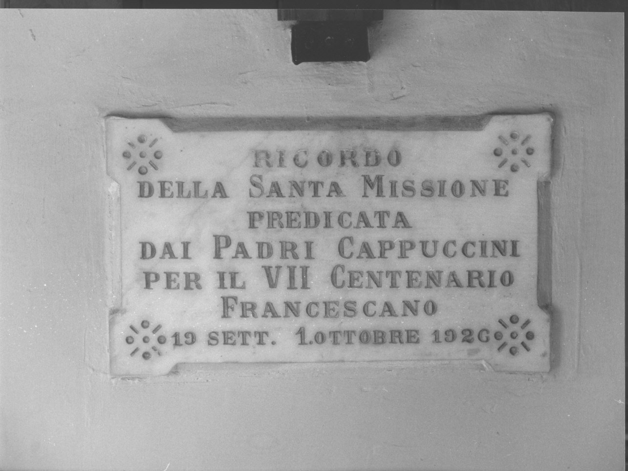 lapide, opera isolata - bottega ligure (sec. XX)