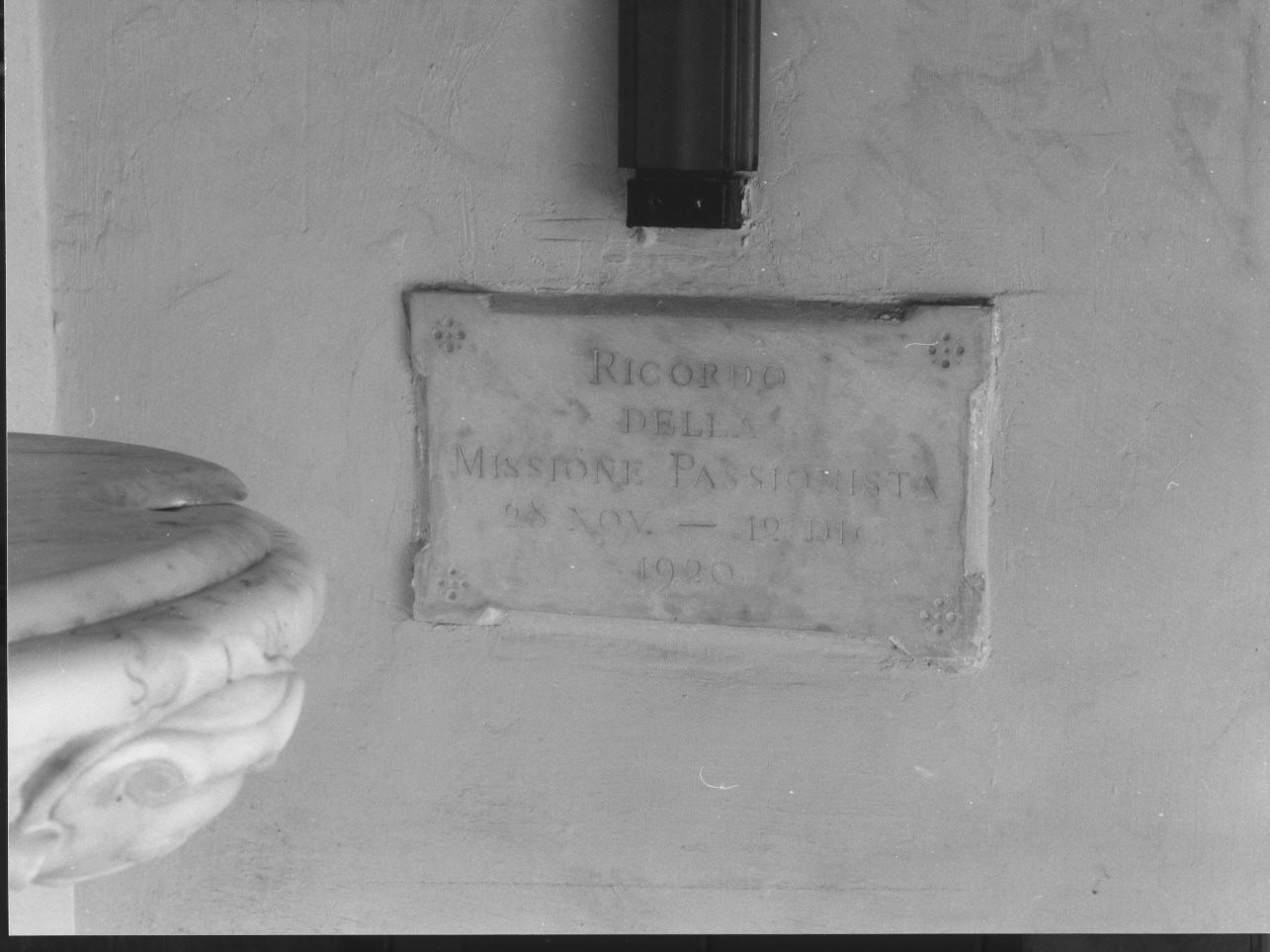 lapide, opera isolata - bottega ligure (sec. XX)