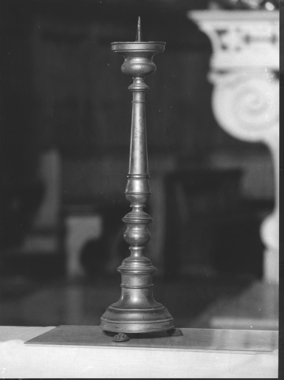 candelabro, coppia - bottega ligure (seconda metà sec. XIX)