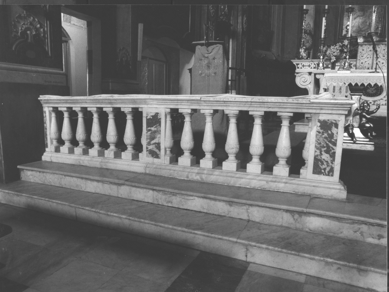 balaustrata, opera isolata - bottega ligure (sec. XVIII)