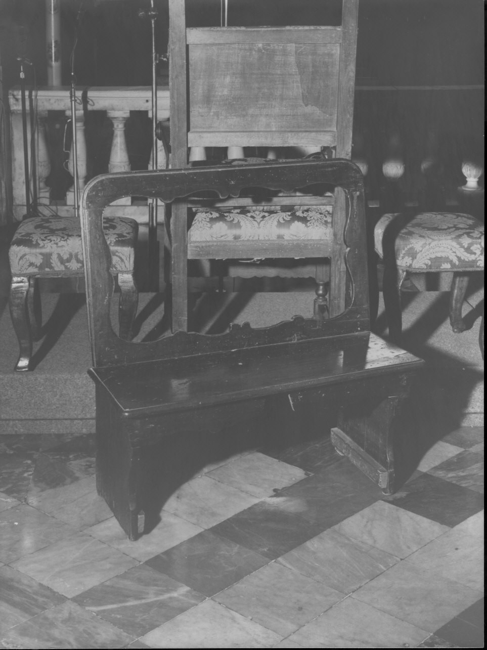 panca, opera isolata - bottega genovese (seconda metà sec. XIX)