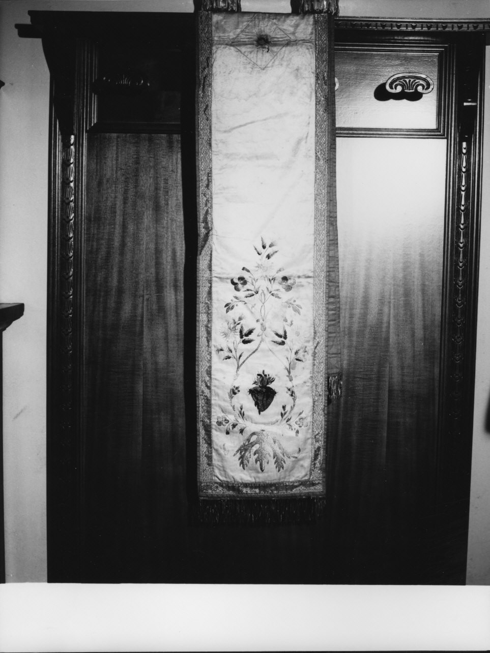 velo omerale, opera isolata - manifattura ligure (sec. XIX)