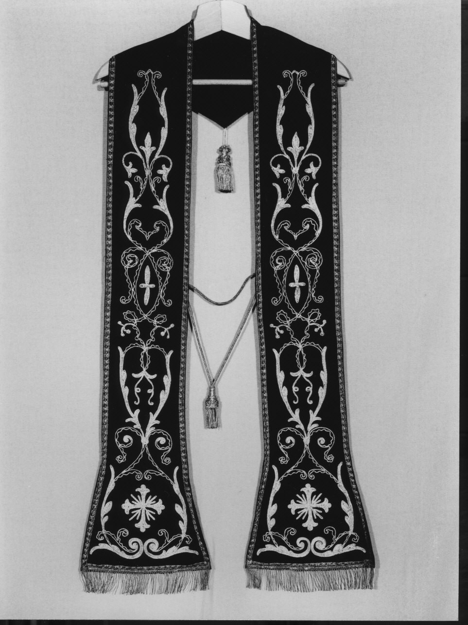 stola, opera isolata - manifattura ligure (prima metà sec. XX)