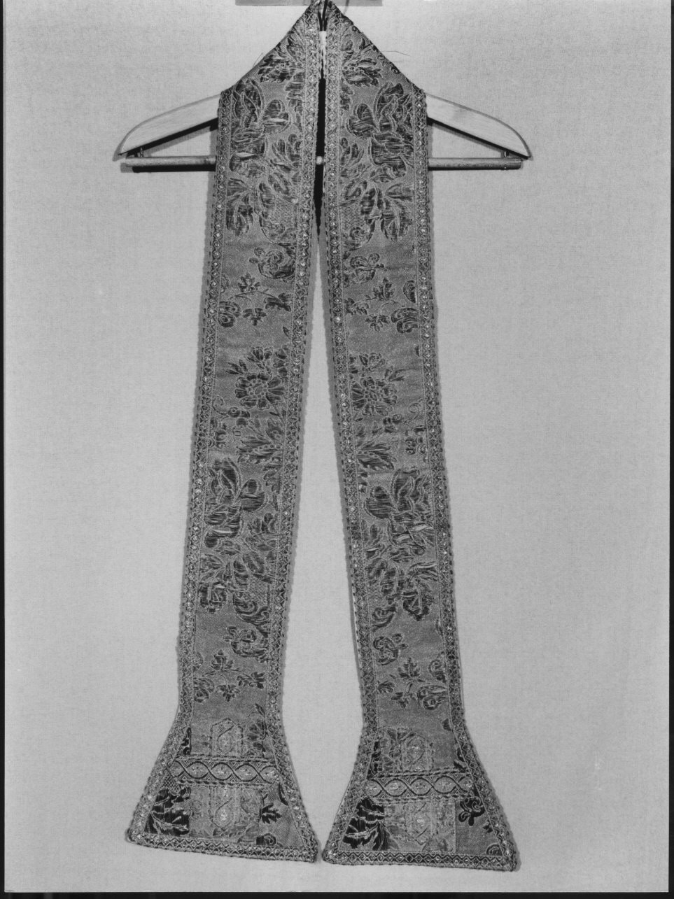 stola, opera isolata - manifattura ligure (secc. XIX/ XX)