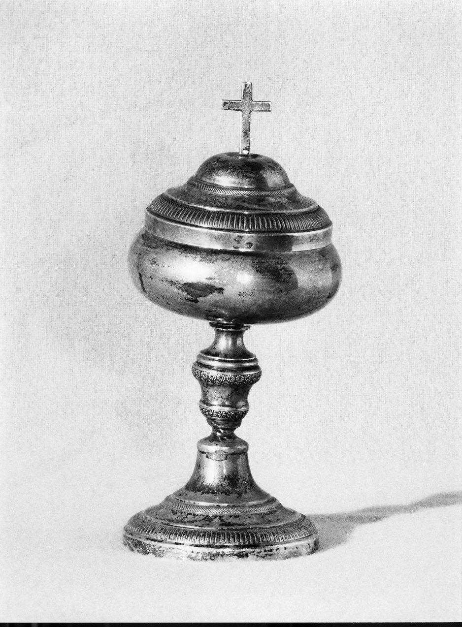 pisside, opera isolata - bottega genovese (sec. XIX)