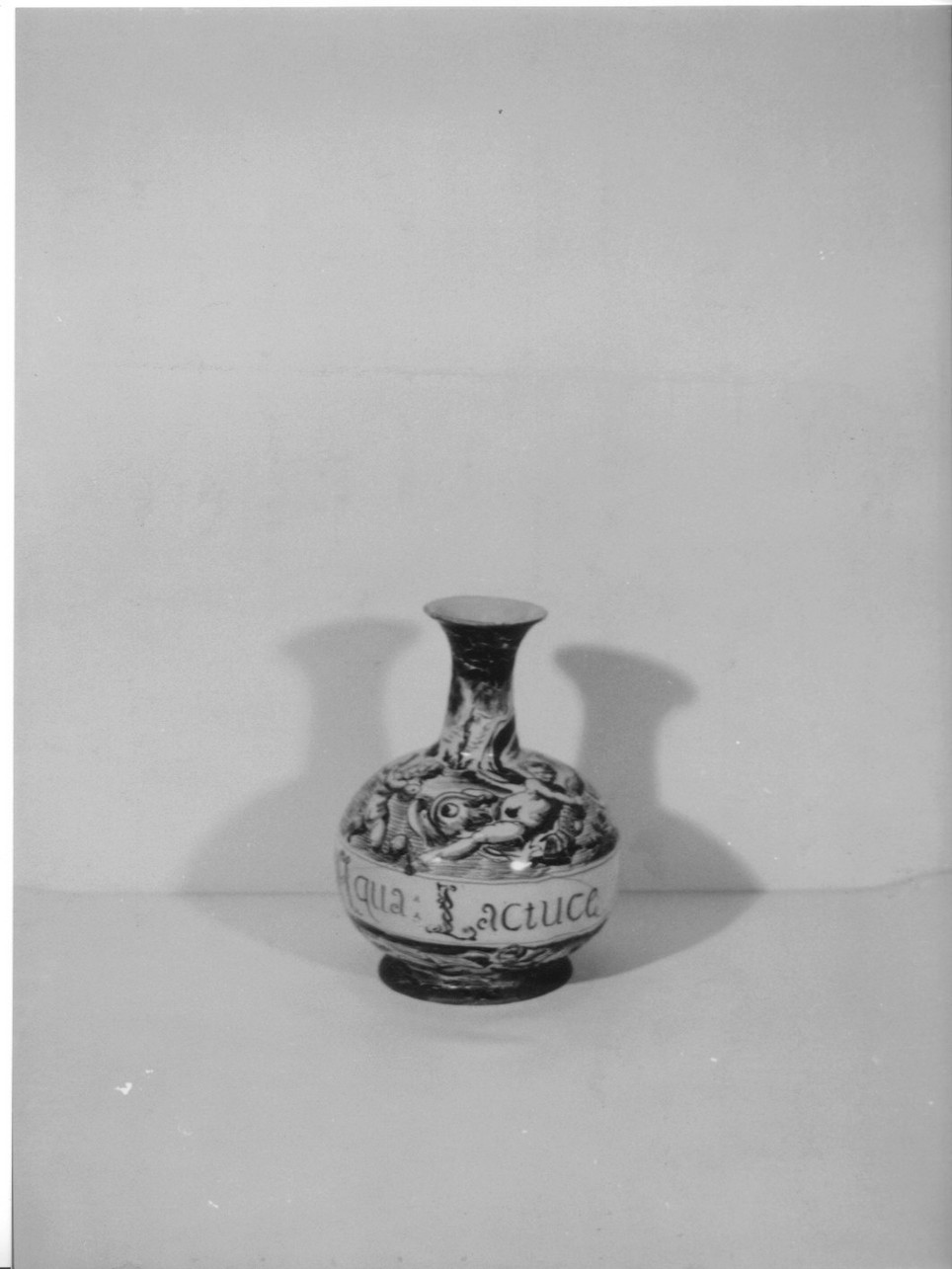 motivi decorativi (bottiglia, opera isolata) - bottega savonese (fine sec. XVII)