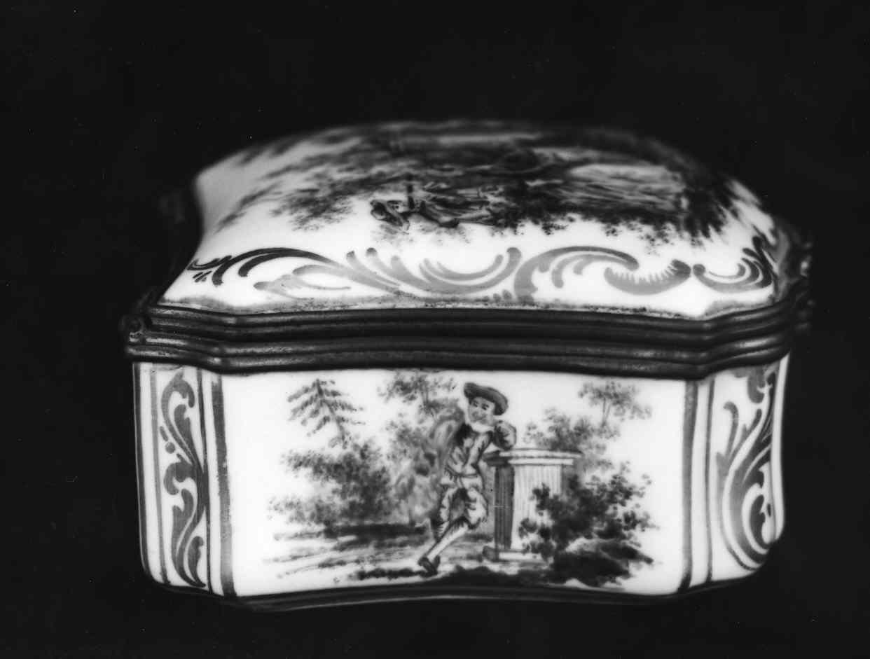 scatola, opera isolata - bottega italiana (secc. XVIII/ XIX)