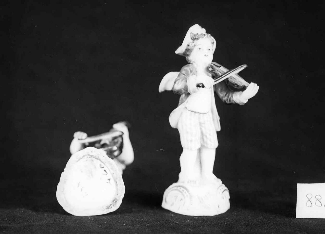 musici (statuetta, coppia) - manifattura di Meissen (metà sec. XVIII)