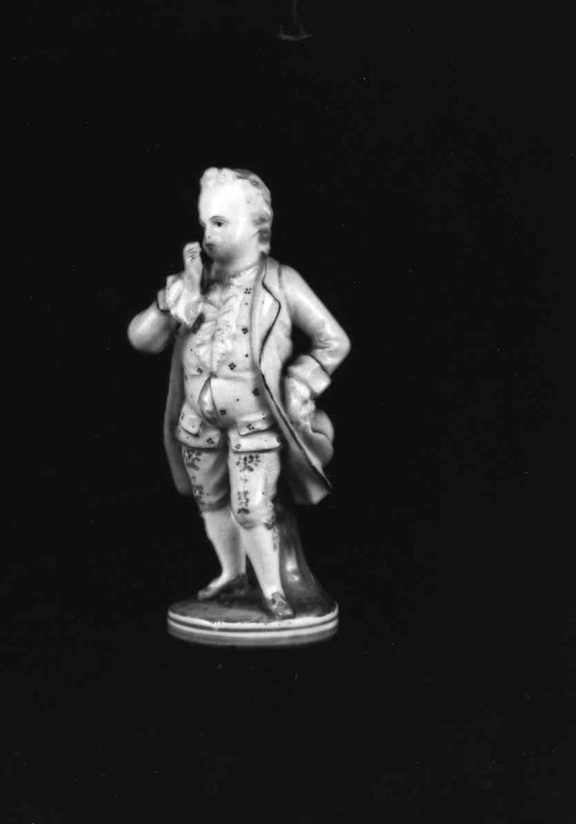 figura maschile (statuetta, opera isolata) - bottega italiana (sec. XVIII)
