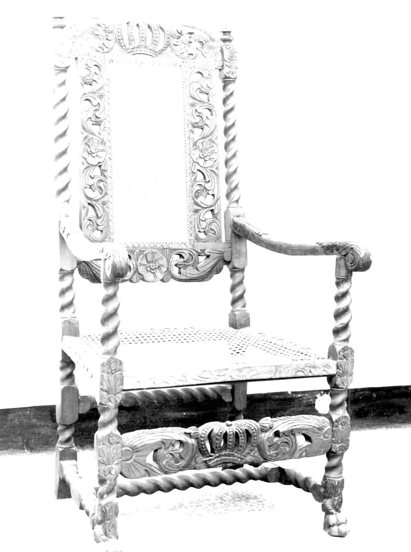 poltrona, serie - bottega italiana (sec. XIX)