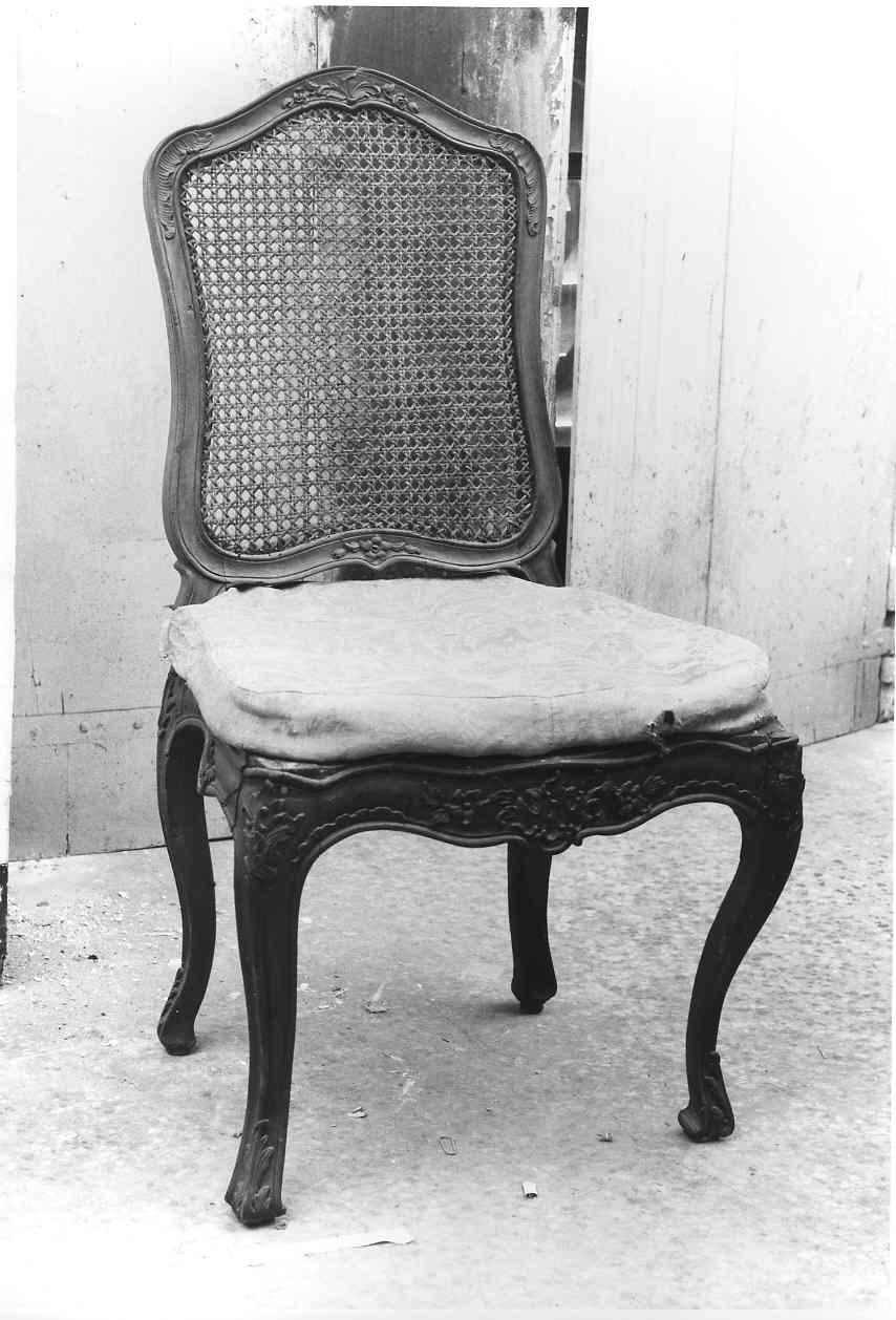sedia, serie - bottega italiana (sec. XVIII)