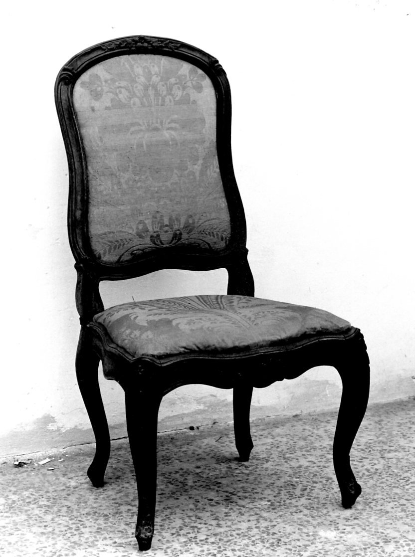 sedia, opera isolata - bottega italiana (prima metà sec. XVIII)