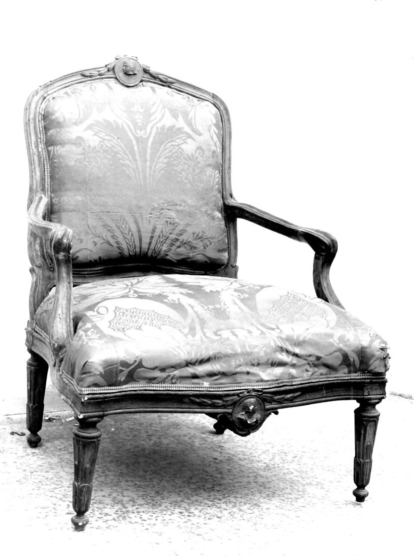 poltrona, opera isolata - bottega italiana (sec. XVIII)