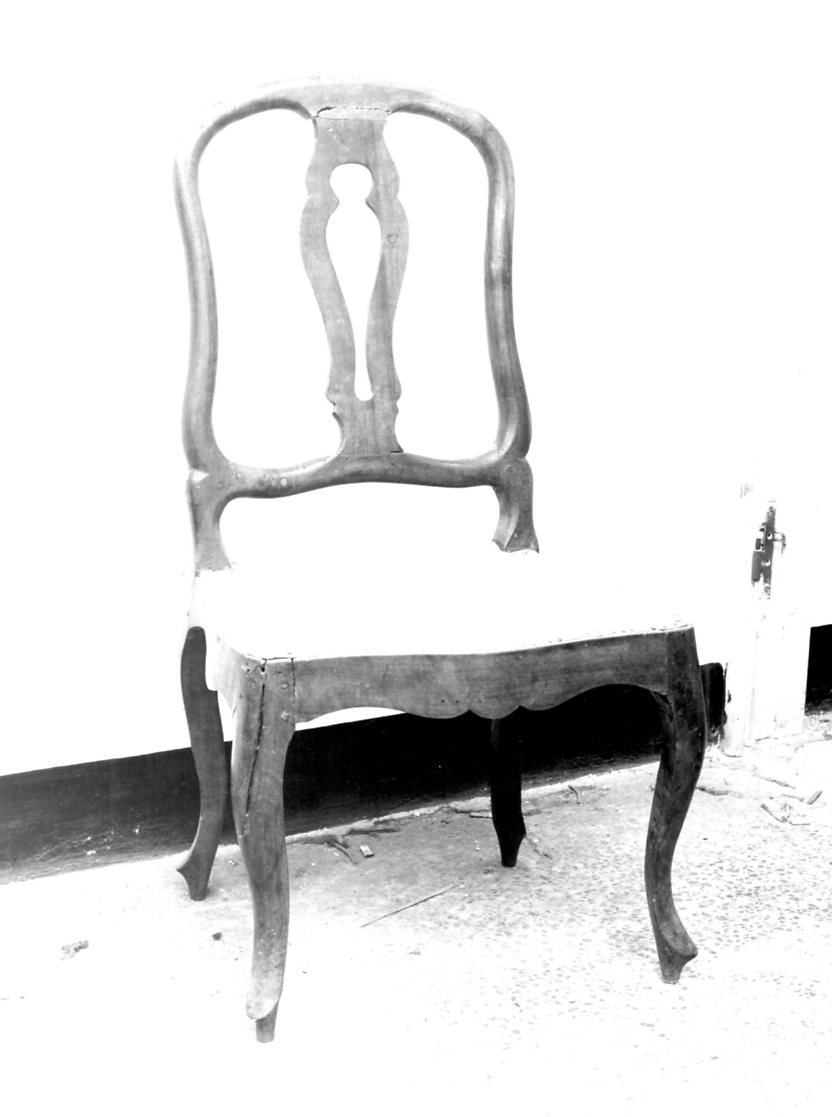 sedia, serie - bottega italiana (sec. XVIII)