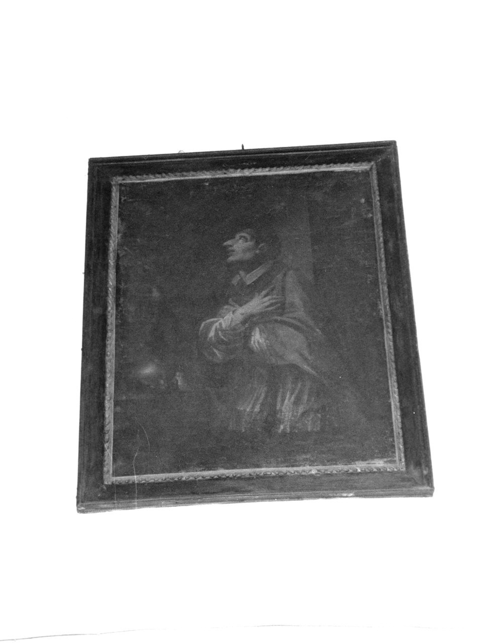 estasi di San Carlo Borromeo (dipinto, opera isolata) - PRODUZIONE LIGURE (seconda metà sec. XVII)