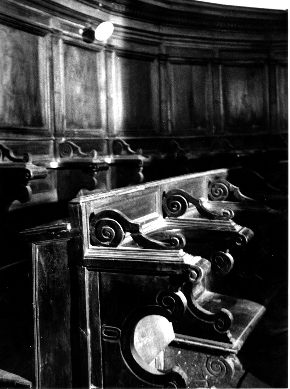 stalli del coro, serie - PRODUZIONE LIGURE (seconda metà sec. XVII)