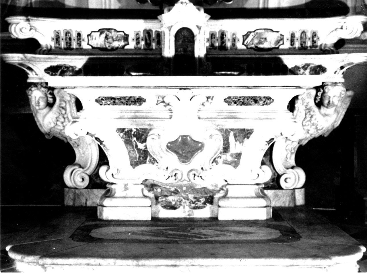 altare, opera isolata - PRODUZIONE LIGURE (prima metà sec. XVIII)