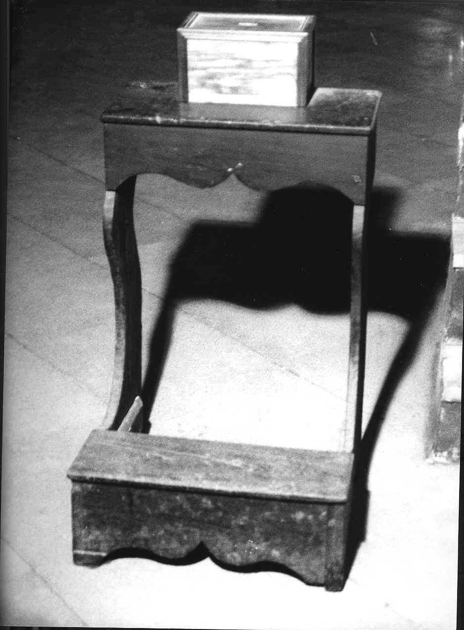 inginocchiatoio, coppia - PRODUZIONE LIGURE (sec. XIX)