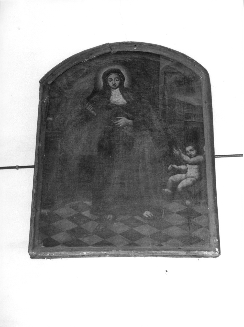 Santa (dipinto, opera isolata) - PRODUZIONE LIGURE (fine/inizio secc. XVIII/ XIX)