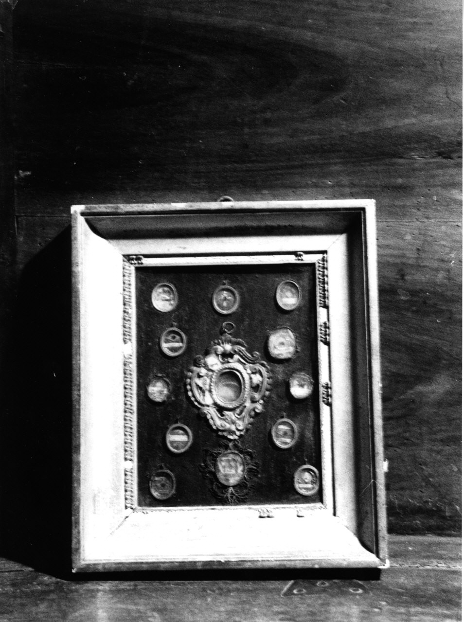 reliquiario - a tabella, insieme - PRODUZIONE LIGURE (sec. XVIII)