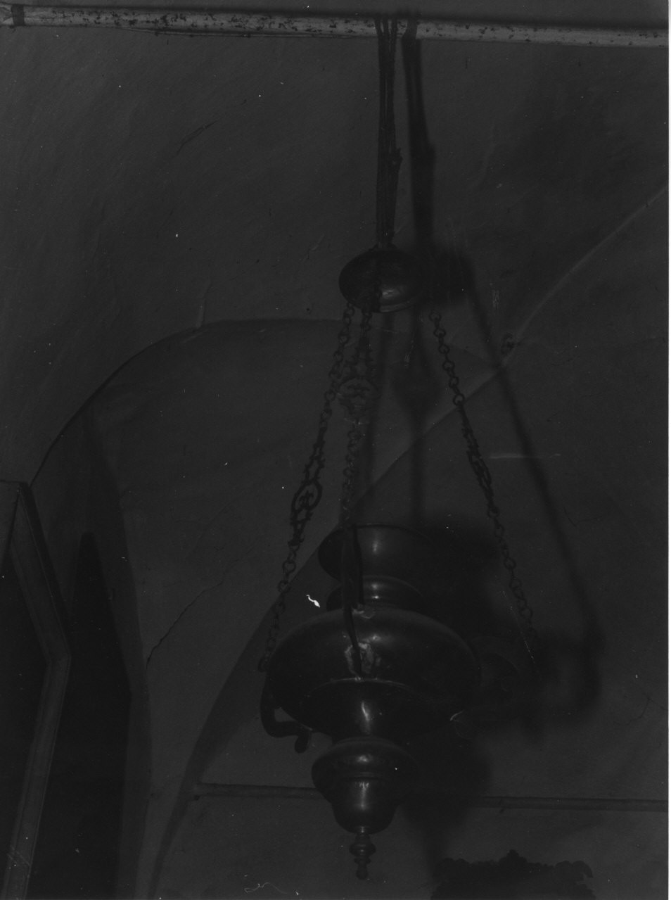 lampada pensile, coppia - PRODUZIONE LIGURE (sec. XIX)