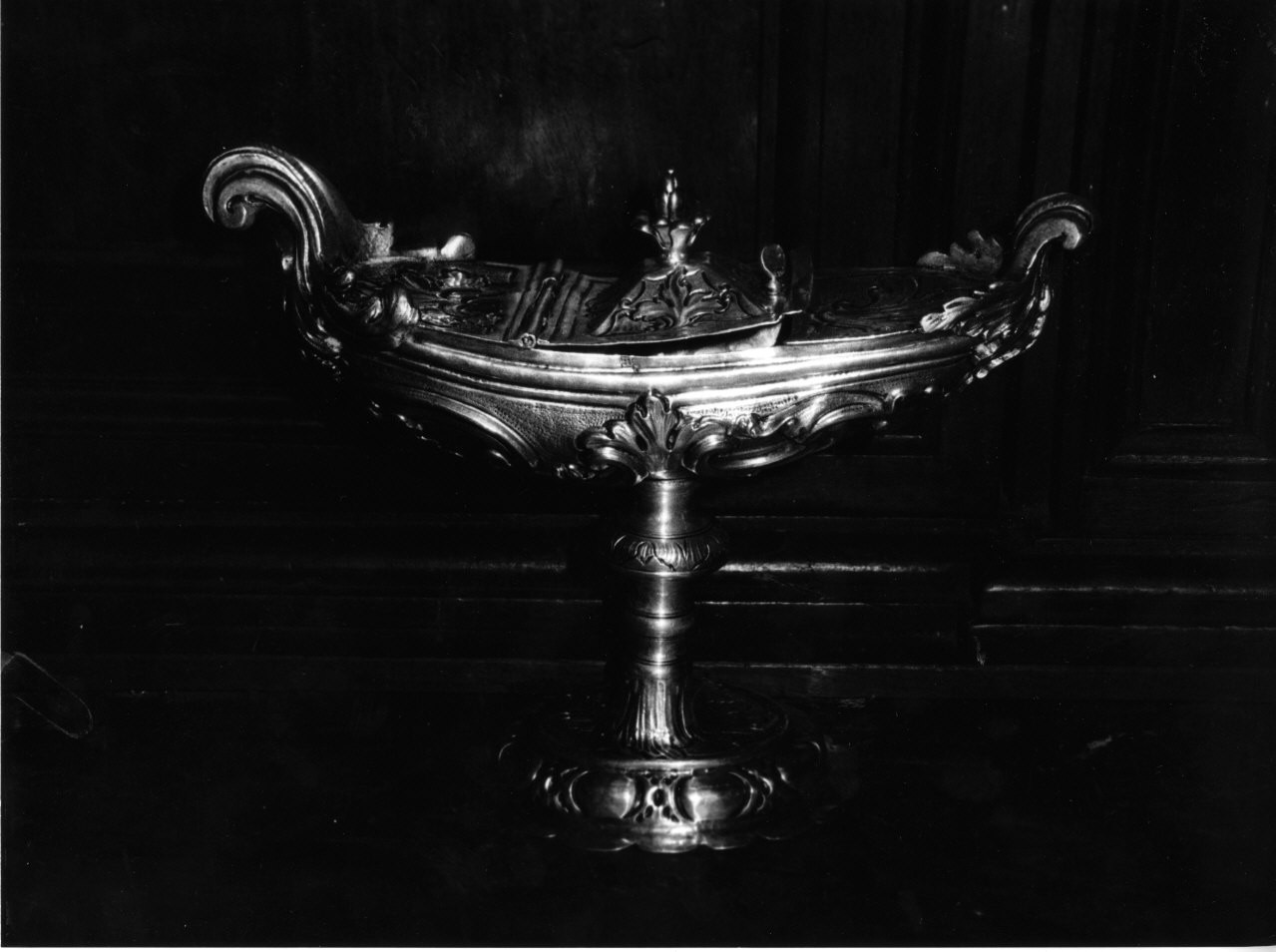 navicella portaincenso, opera isolata - PRODUZIONE LIGURE (sec. XVIII)