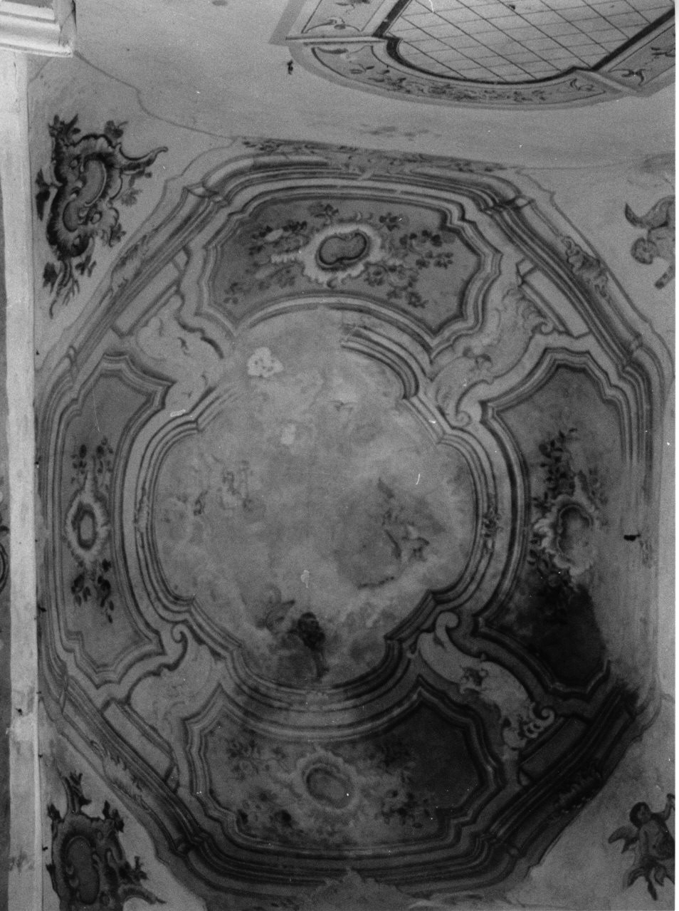 MOTIVI DECORATIVI GEOMETRICI E VEGETALI (dipinto, complesso decorativo) - PRODUZIONE LIGURE (seconda metà sec. XVIII)