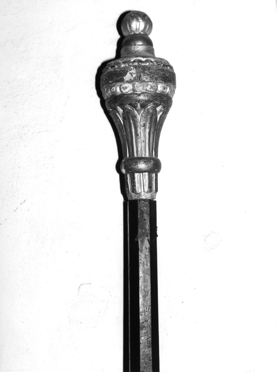 asta di baldacchino processionale, serie - PRODUZIONE LIGURE (sec. XIX)