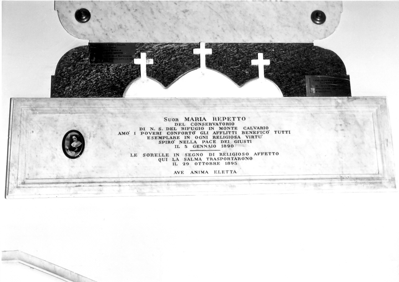 lapide, opera isolata - bottega italiana (sec. XIX)