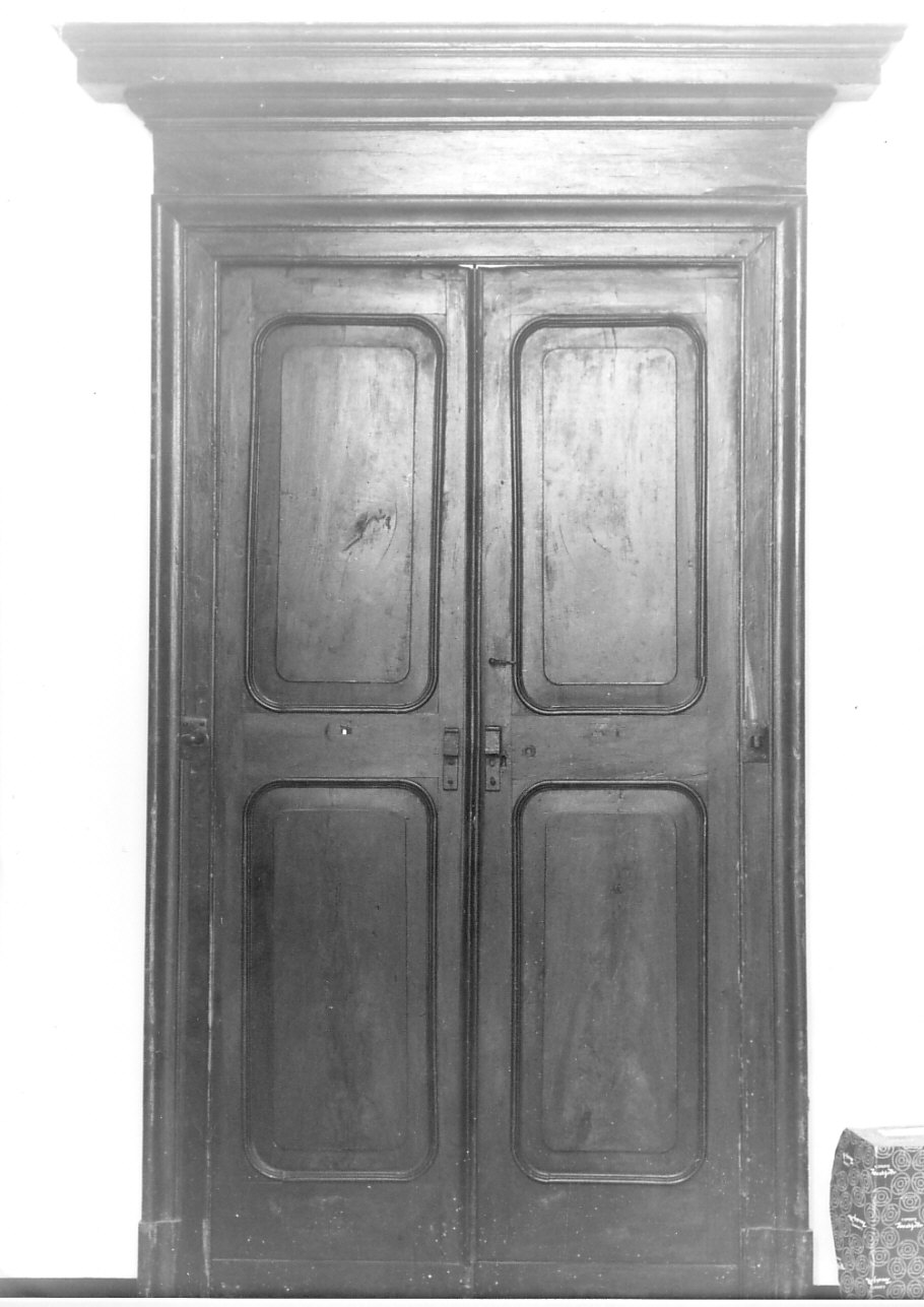 porta - a due battenti, opera isolata - bottega ligure (secc. XVIII/ XIX)