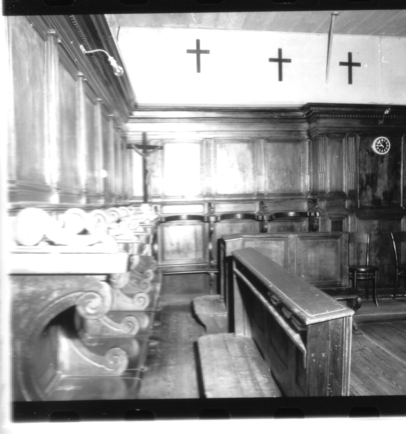 stalli del coro, opera isolata - bottega ligure (sec. XVII)