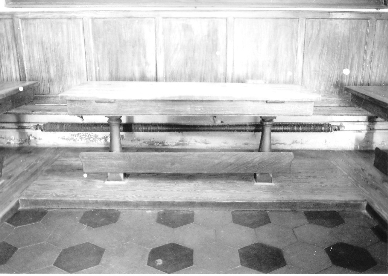 tavolo, opera isolata - bottega ligure (sec. XIX)