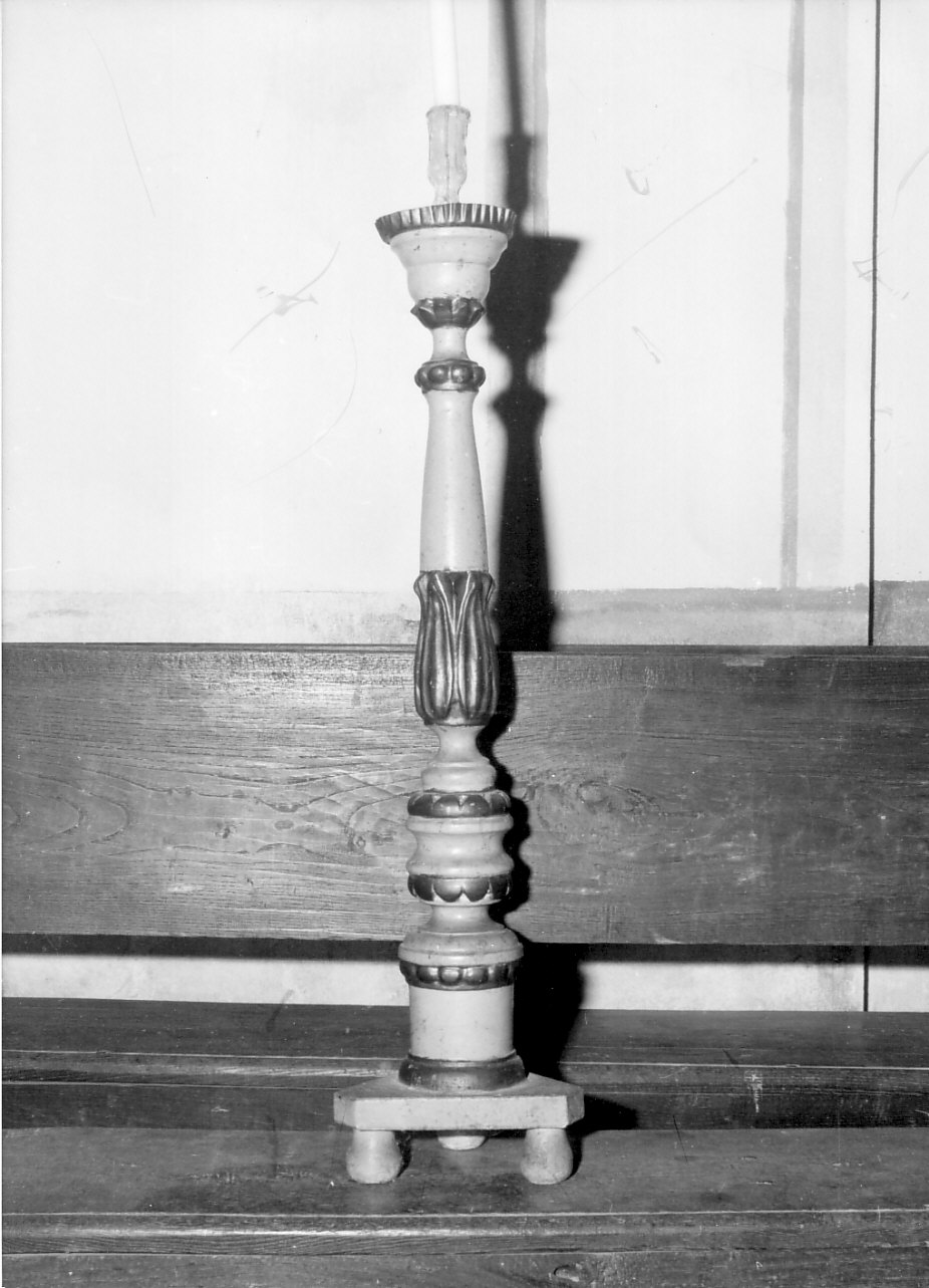 candeliere, serie - bottega ligure (prima metà sec. XIX)