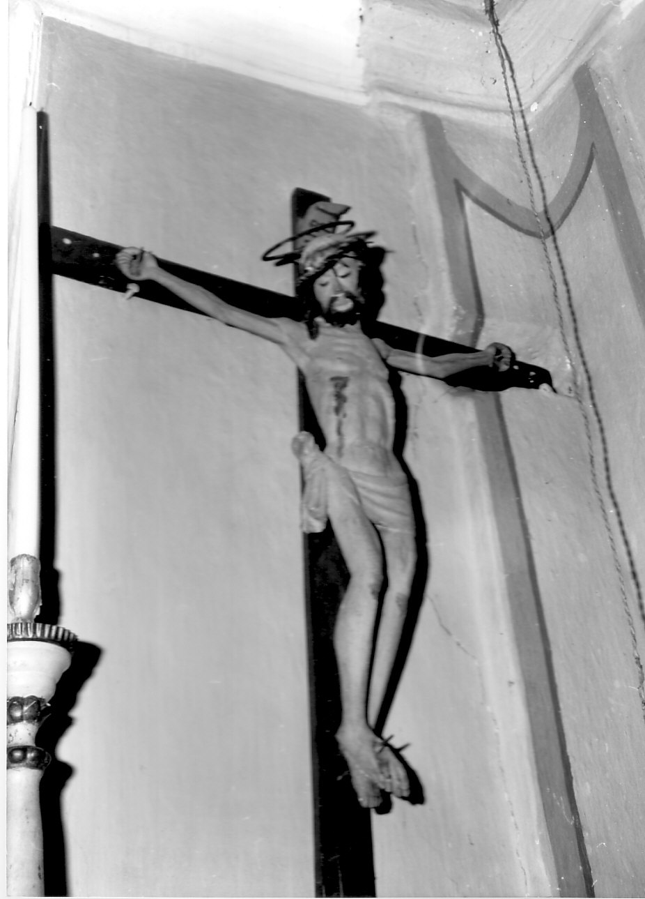 Cristo crocifisso (scultura, opera isolata) - bottega ligure (fine sec. XV)