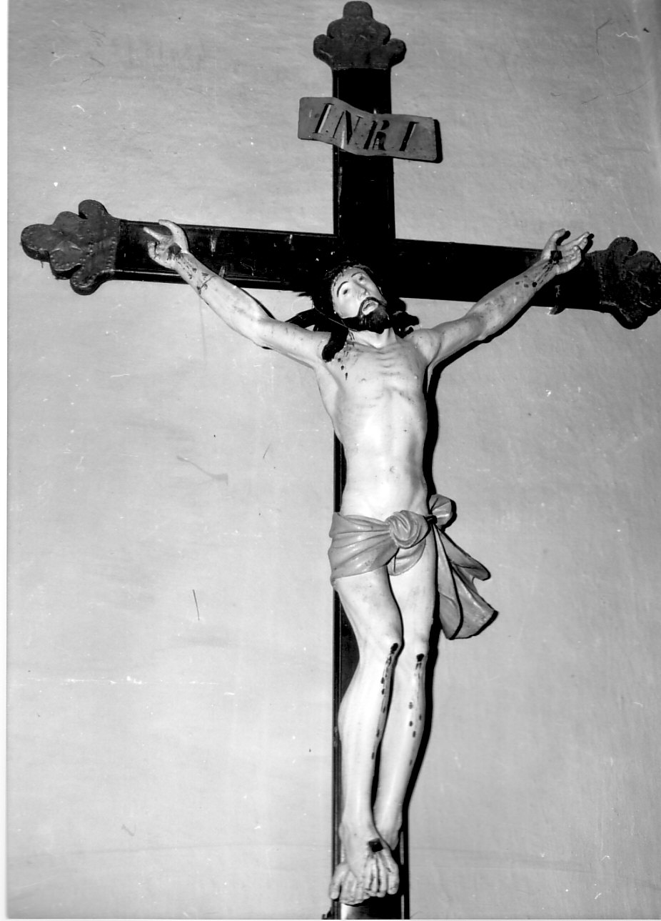 Cristo crocifisso (scultura, opera isolata) - bottega ligure (sec. XVIII)