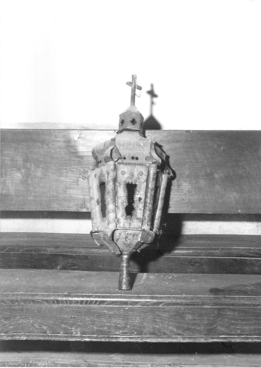 lanterna processionale, coppia - bottega ligure (sec. XVIII)